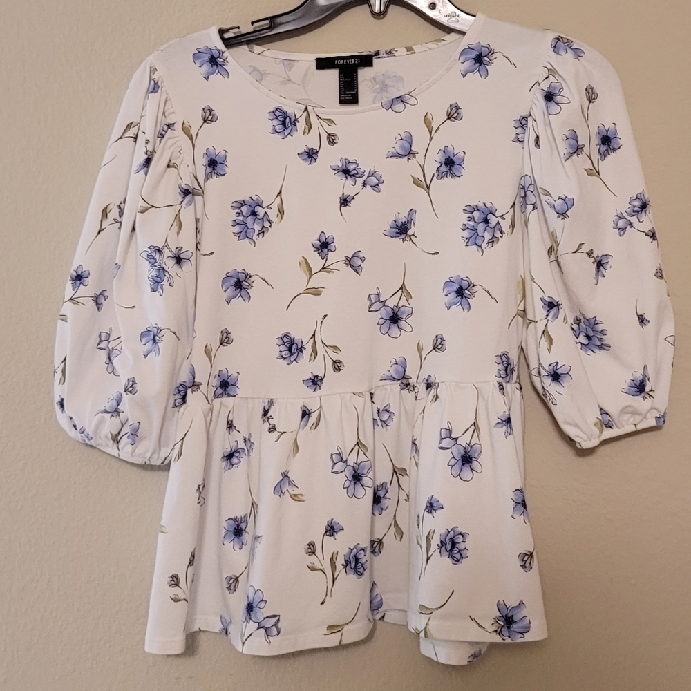 Forever 21 floral blouse